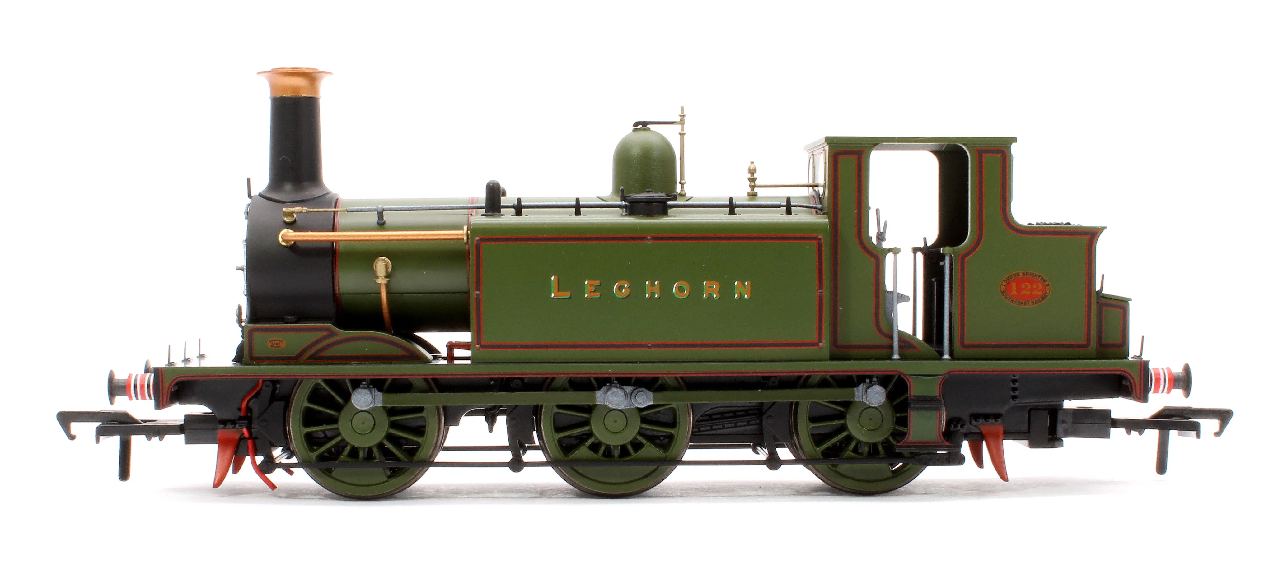 936504 LBSCR Stroudley ‘E1’ 0-6-0T No. 122 Leghorn, LBSCR Goods Green - Steam Tank Locomotive - DCC Sound - Image 5