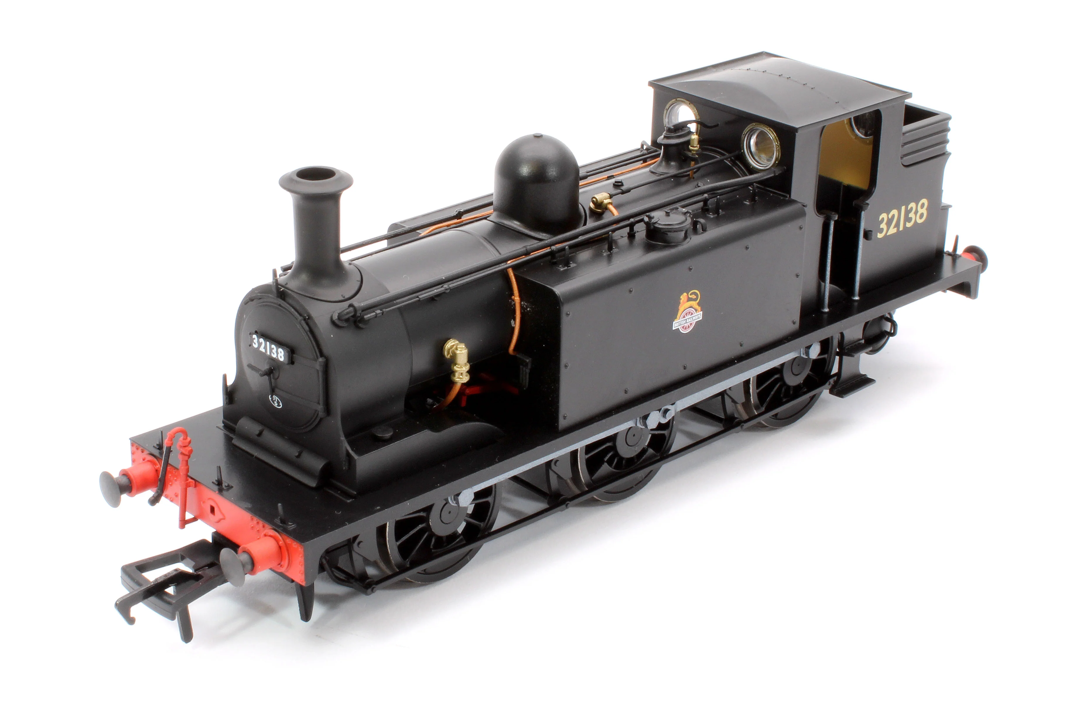 936010 LBSCR Stroudley ‘E1’ 0-6-0T No. 32138 BR Unlined Black (Early Emblem) - Steam Tank Locomotive - Image 10
