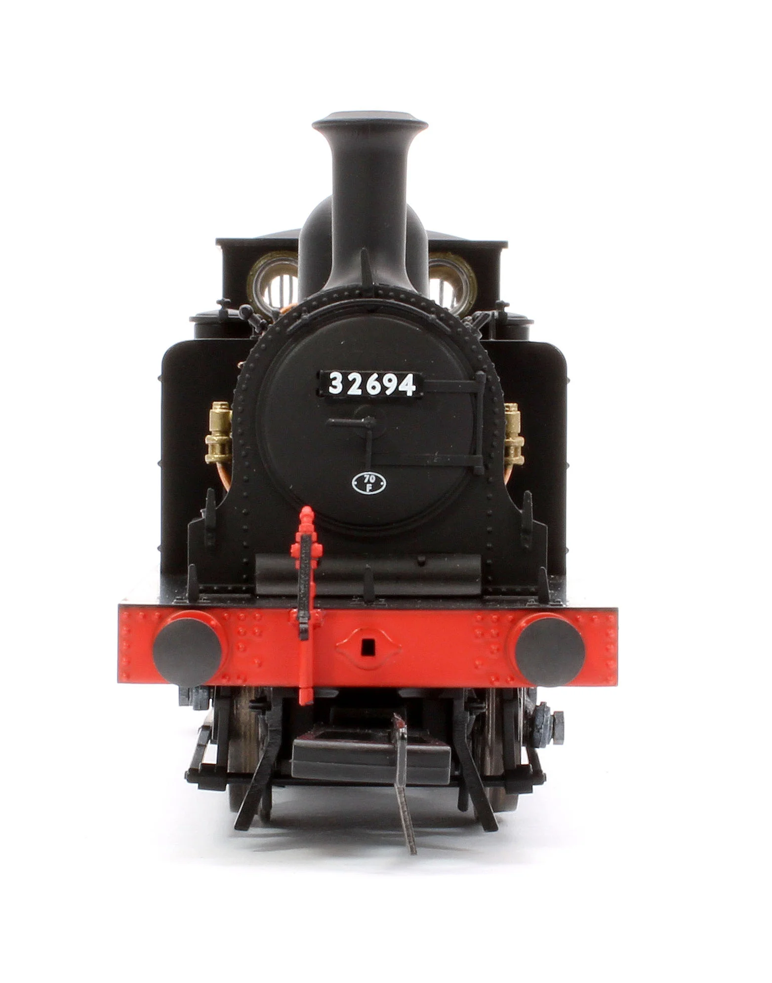 936009 LBSCR Stroudley ‘E1’ 0-6-0T No. 32694 BR Unlined Black (Early Emblem) - Steam Tank Locomotive - Image 7