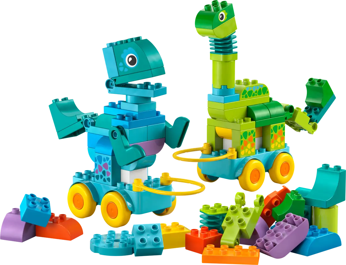 10451 Lego Duplo 3in1 Dinosaurs on Wheels - 10451 - Image 2
