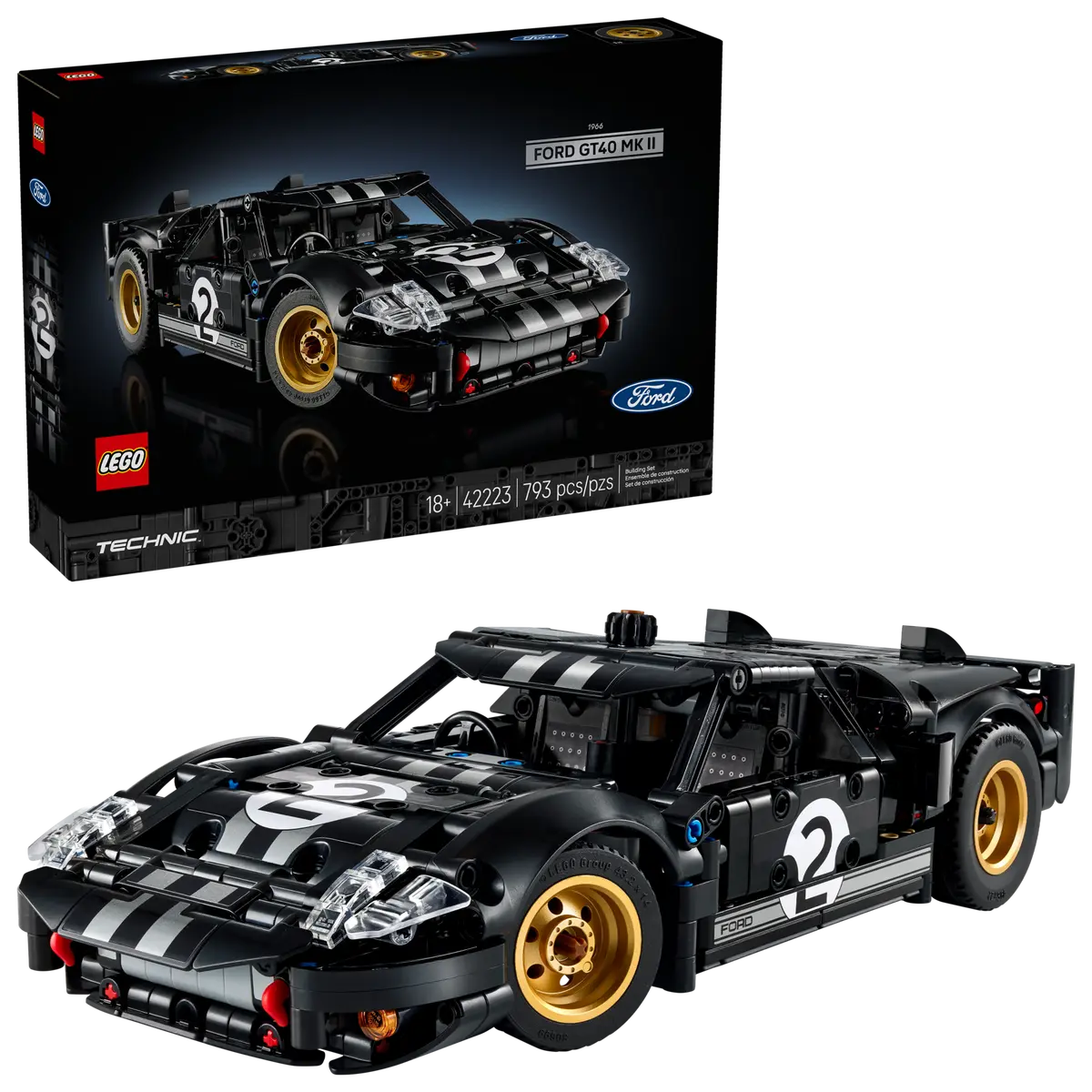 42223 Lego Technic 1966 Ford GT40 MKII Race Car - 42223