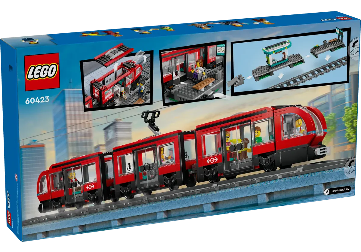 60423 Lego City Downtown Streetcar and Station - 60423 - Image 11