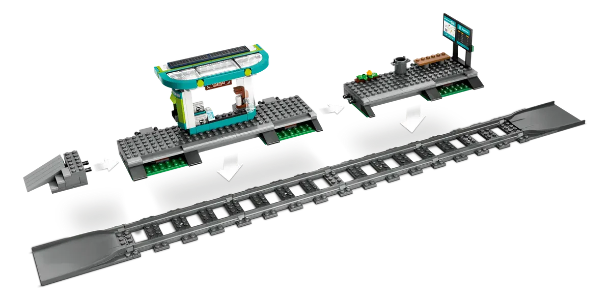 60423 Lego City Downtown Streetcar and Station - 60423 - Image 4