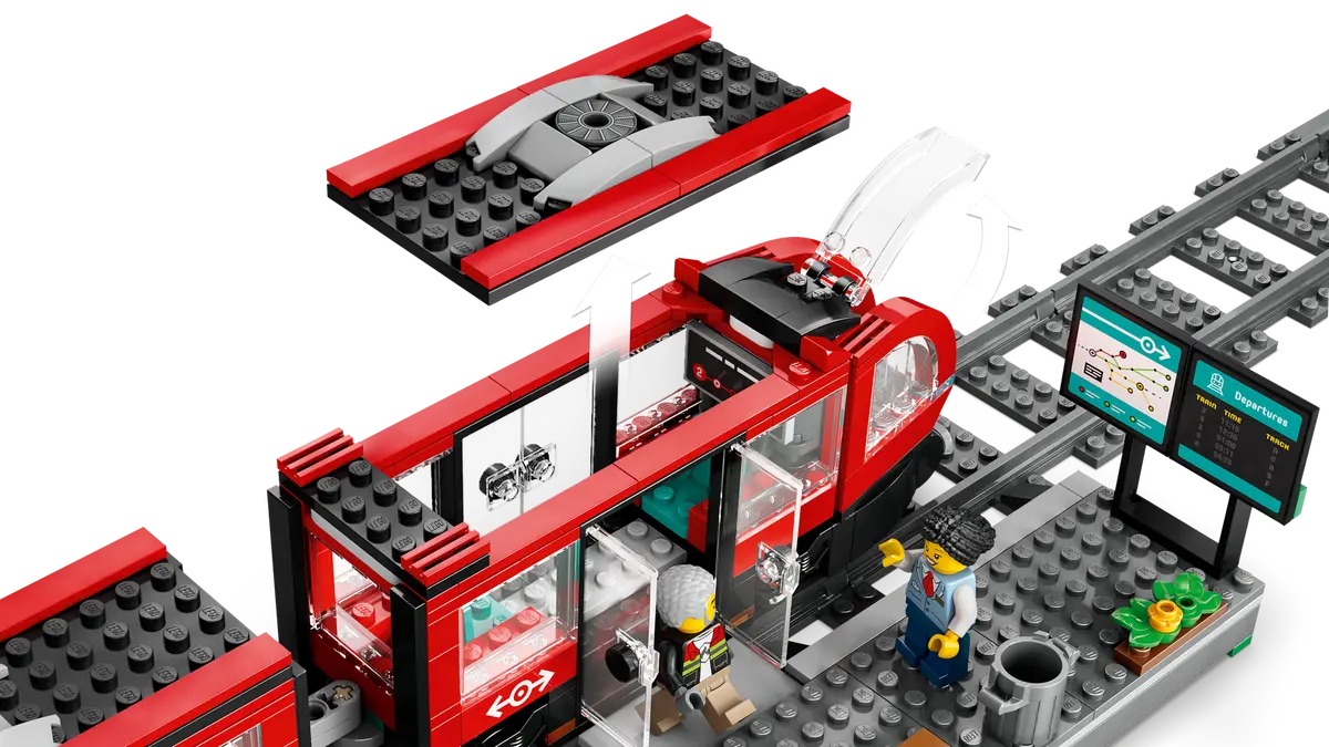 60423 Lego City Downtown Streetcar and Station - 60423 - Image 5