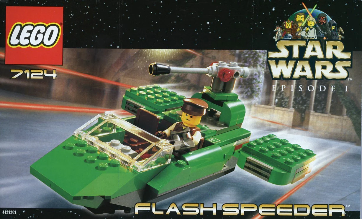 7124 Pre-Owned Lego Star Wars Flash Speeder - 7124 - Image 2
