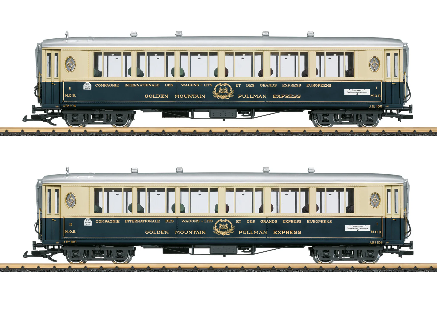 L36661 Golden Mountain Pullman Express Passenger Car Set 2