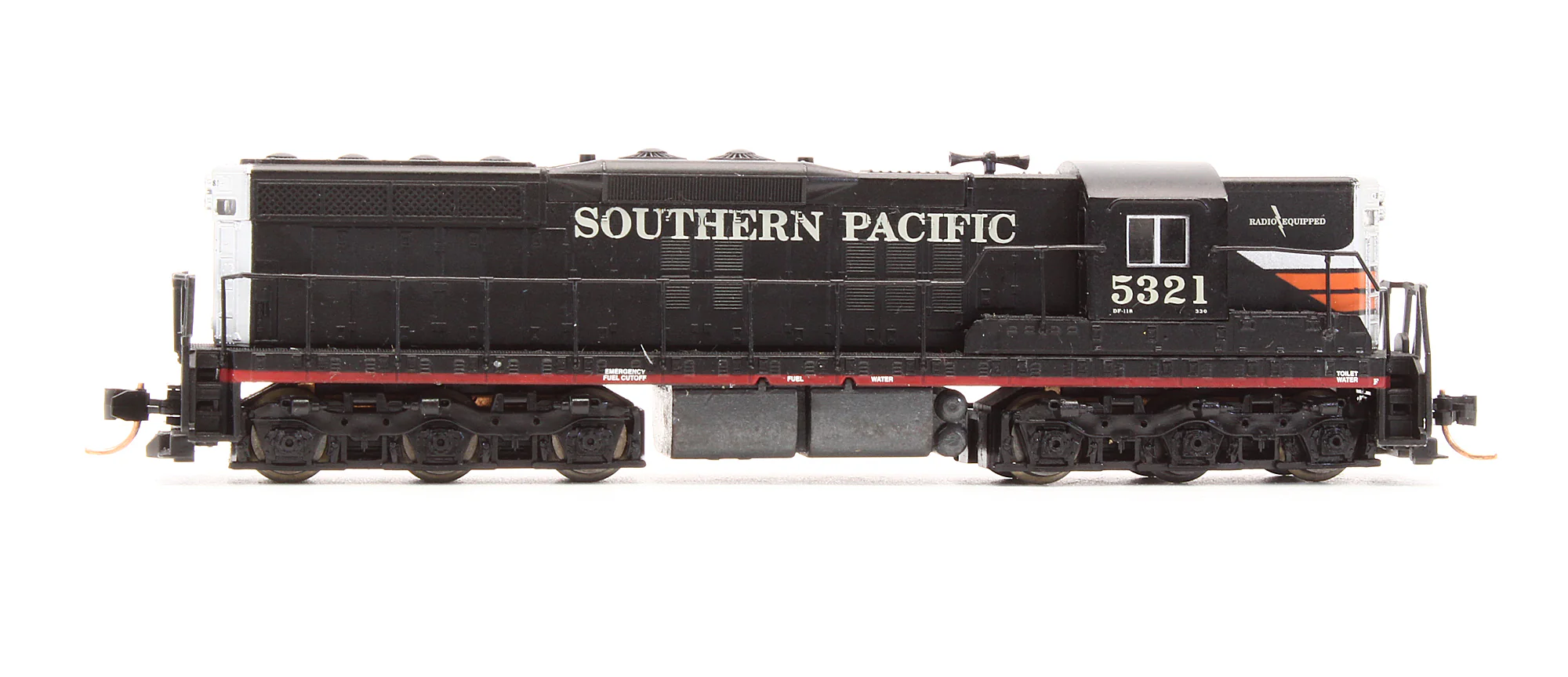 Pre-Owned 7728 SD7 Diesel Locomotive Southern Pacific (Black Widow) - Road #5321 - Image 3