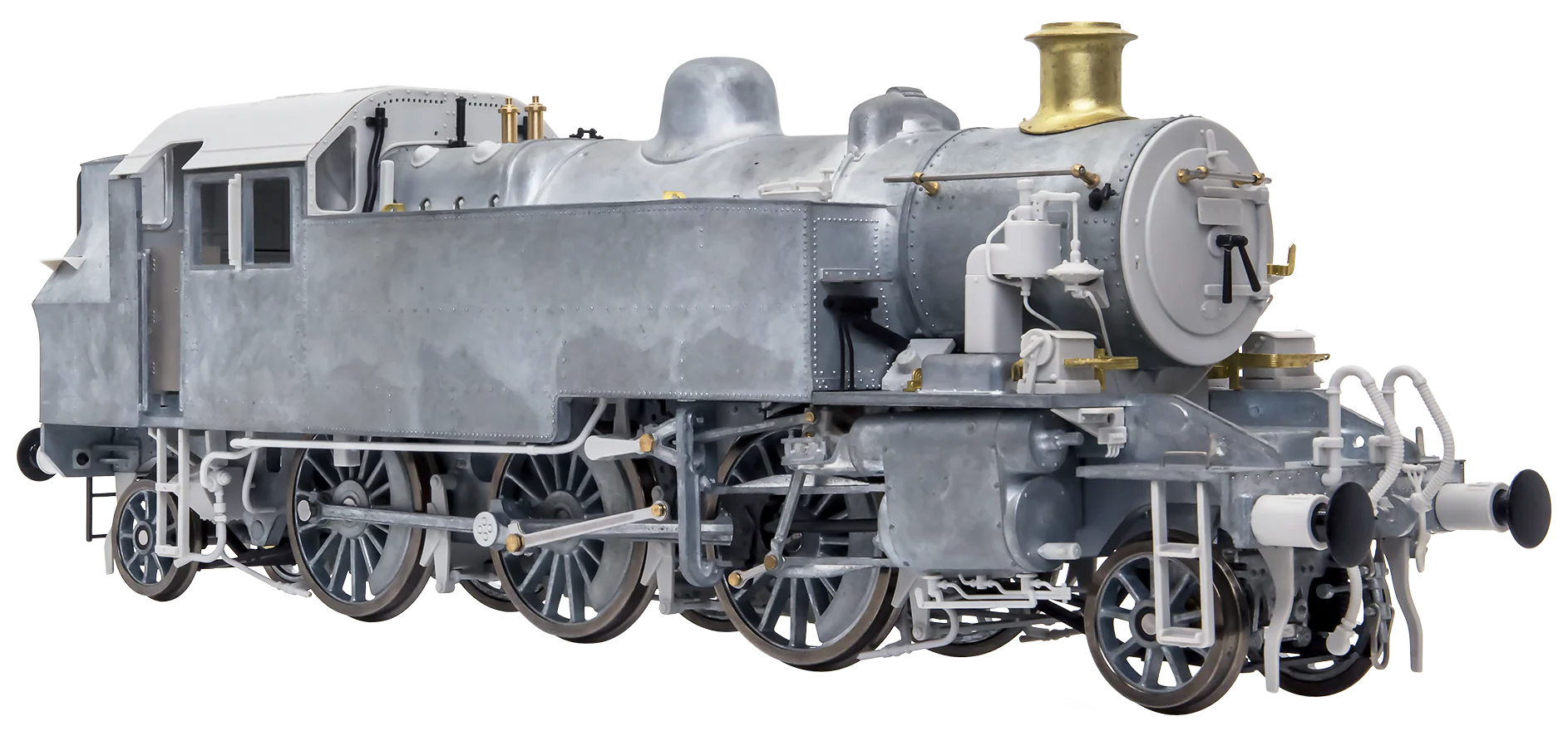 LHT-S-041-001D Ivatt Class 2 2-6-2T 1205 LMS Plain Black Steam Locomotive - DCC Fitted - Image 4
