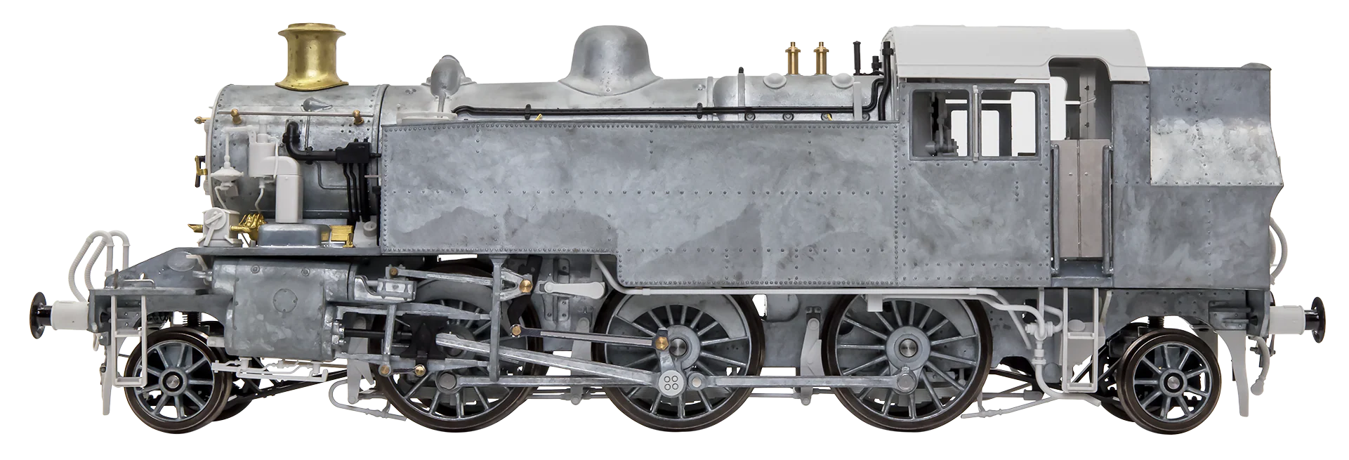 LHT-S-041-001D Ivatt Class 2 2-6-2T 1205 LMS Plain Black Steam Locomotive - DCC Fitted - Image 5