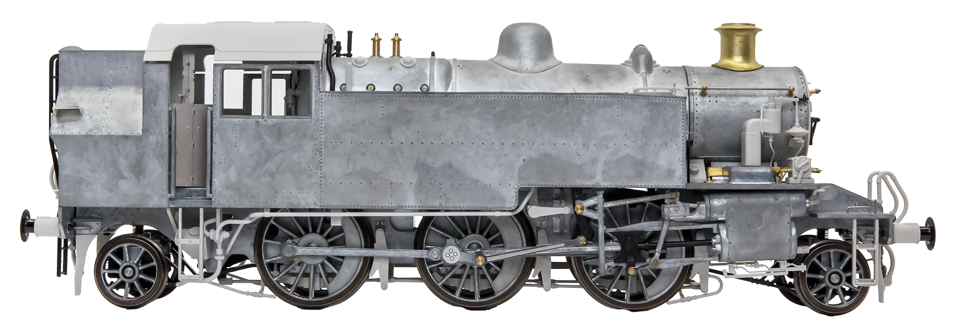 LHT-S-041-001D Ivatt Class 2 2-6-2T 1205 LMS Plain Black Steam Locomotive - DCC Fitted - Image 6