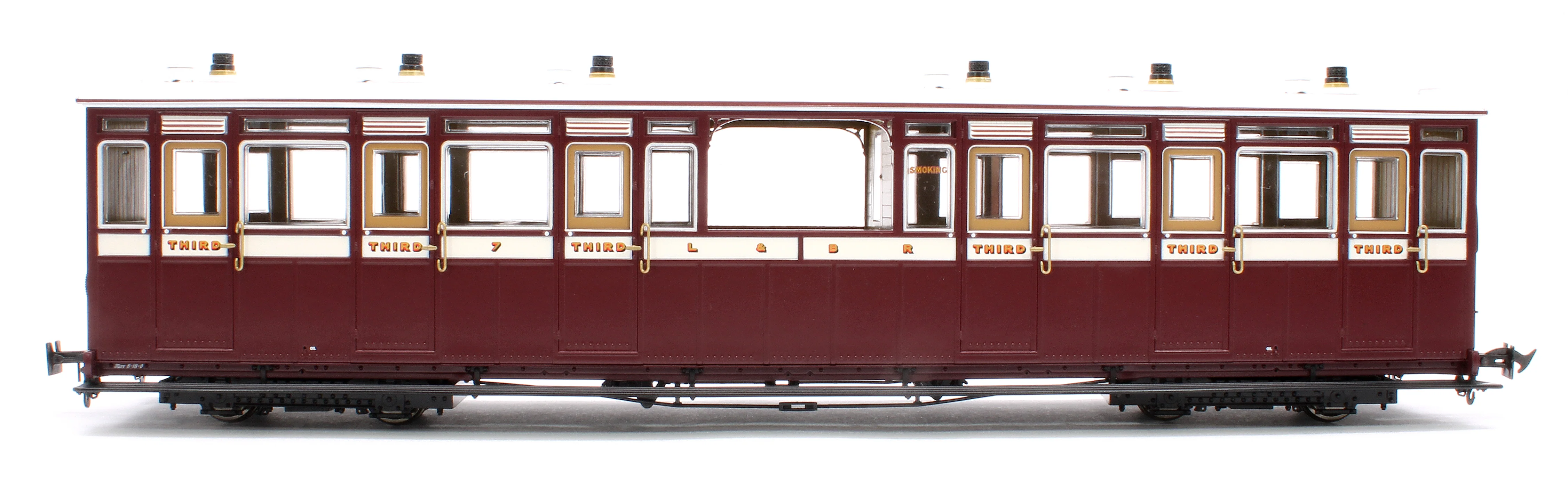 LHT-7NP-001D Lynton & Barnstaple Open 3rd Red/Ivory No.7 1902-1922 - DCC Fitted - Image 2