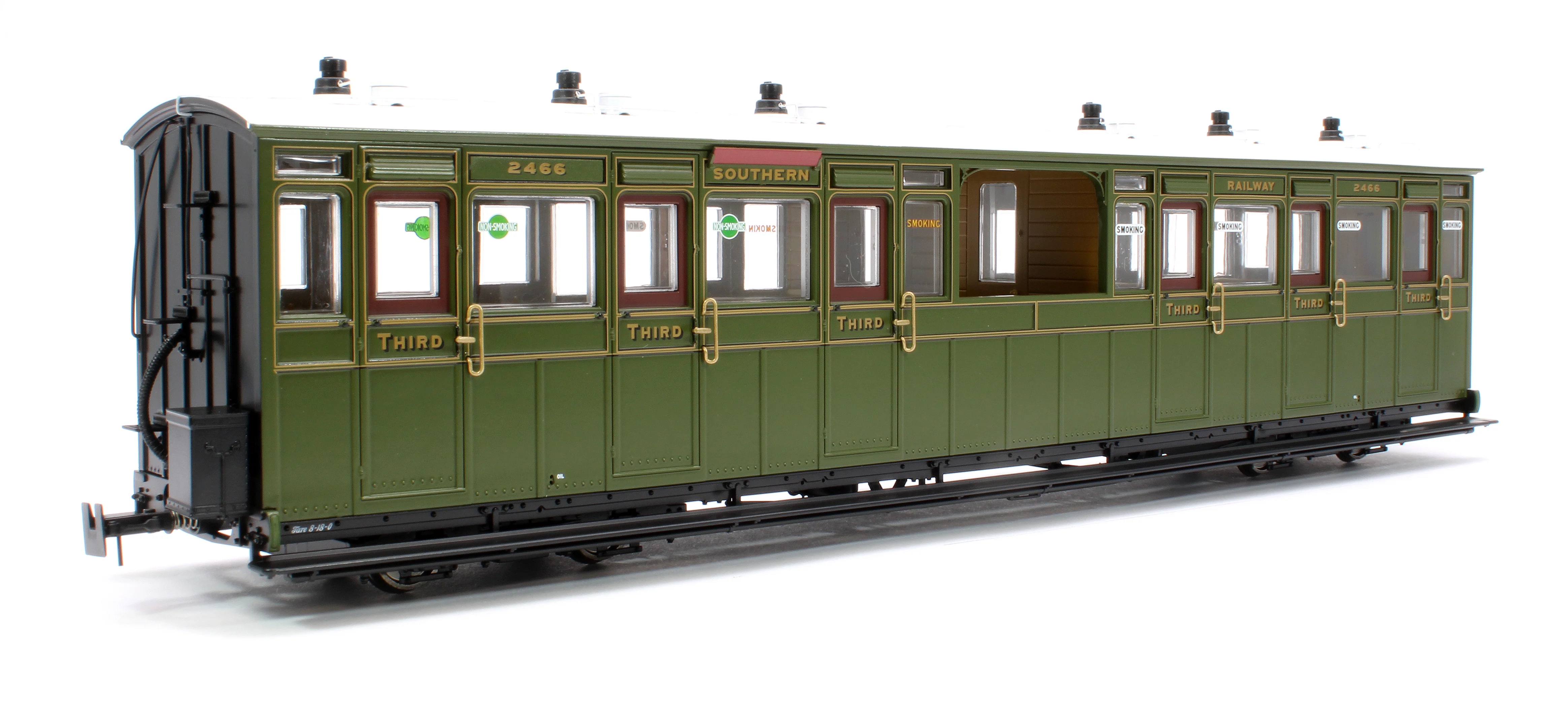 LHT-7NP-002 Lynton & Barnstaple Open 3rd Southern SR Olive Green 2466 1924-1935