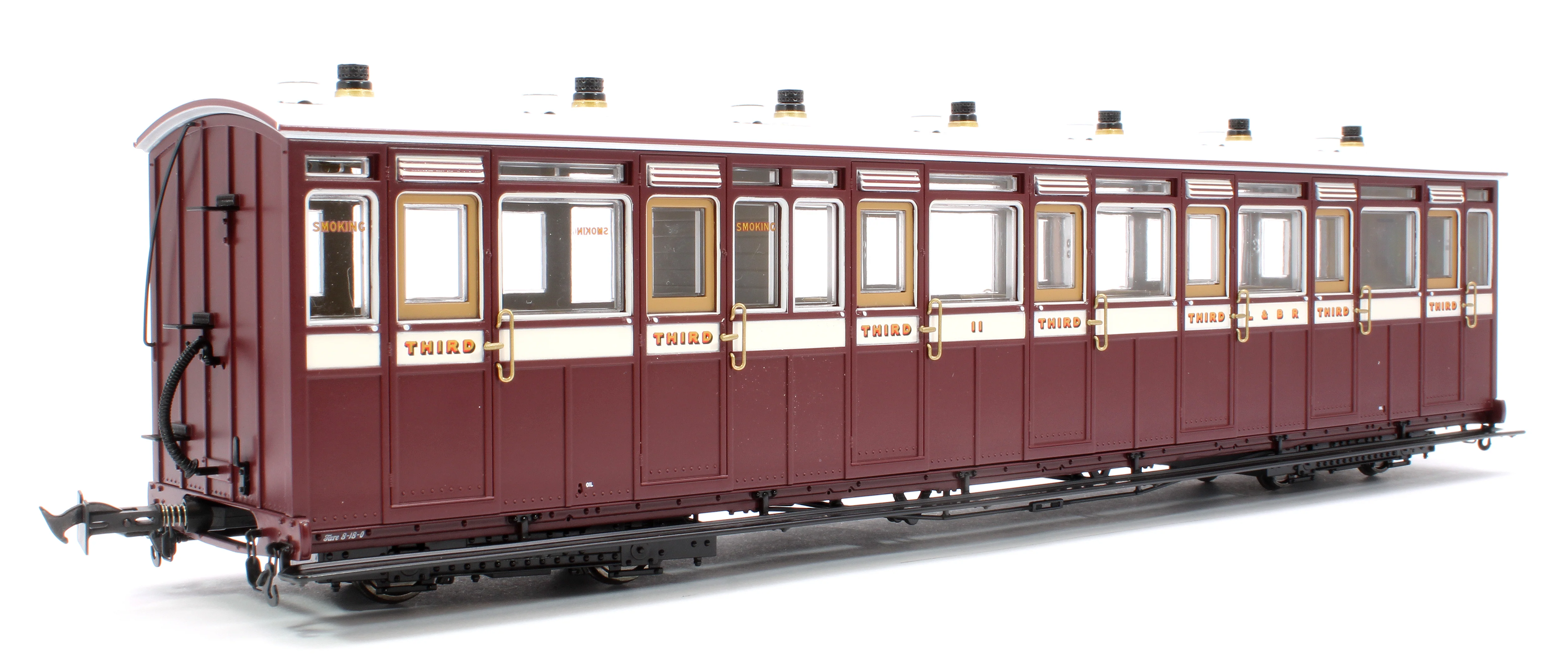 LHT-7NP-003D Lynton & Barnstaple All 3rd Red/Ivory No.11 1902-1922 - DCC Fitted