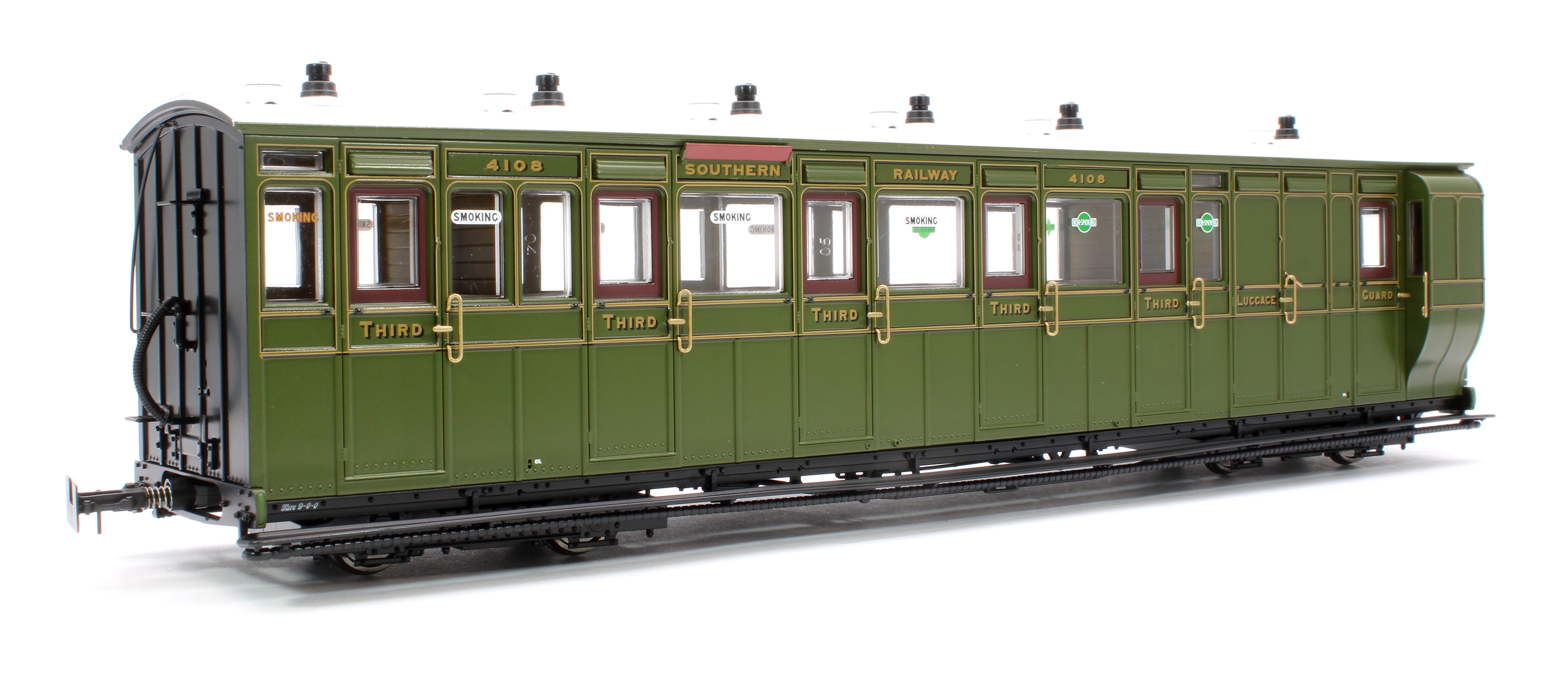 LHT-7NP-006D Lynton & Barnstaple Brake 3rd Southern SR Olive Green 4108 1924-1935 - DCC Fitted - Image 3