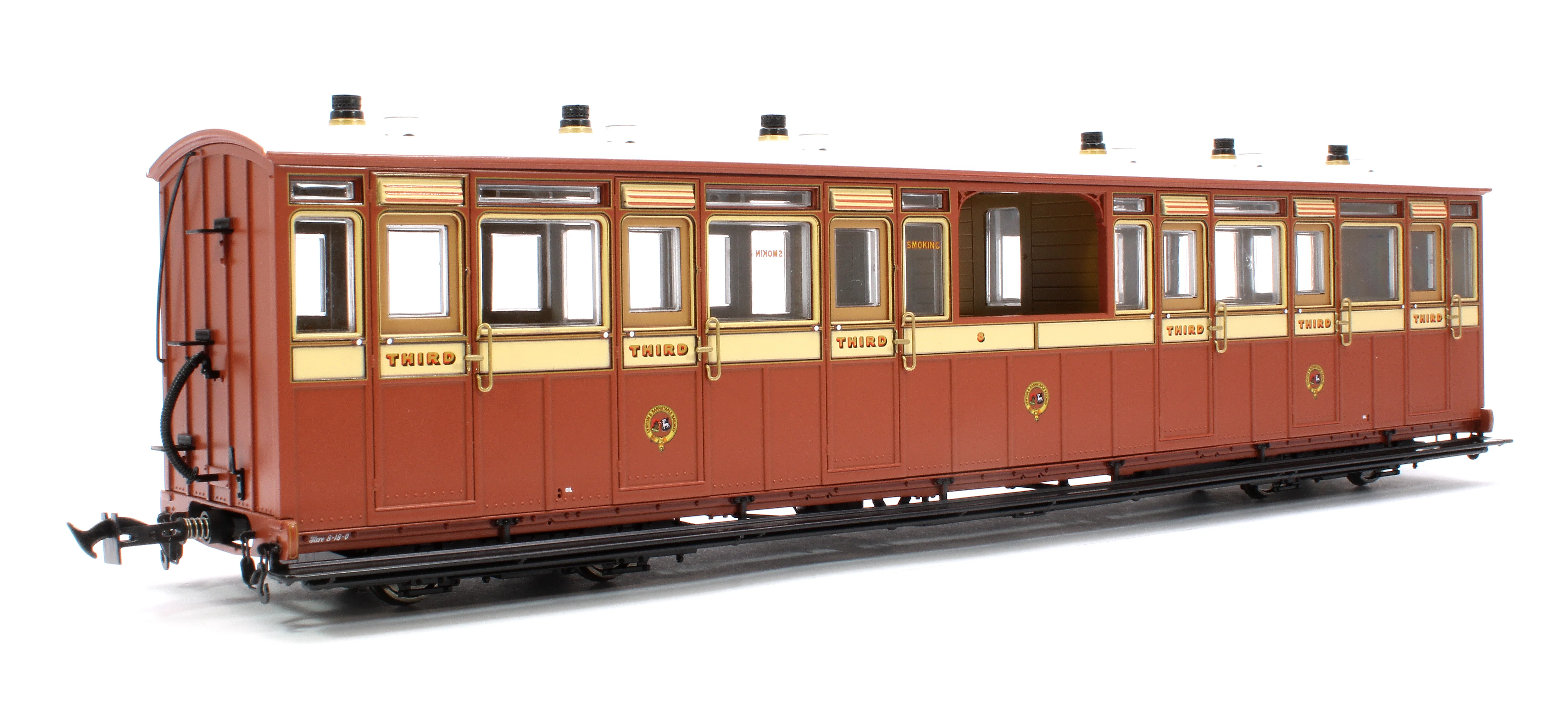LHT-7NP-009D Lynton & Barnstaple Open 3rd No.8 1898-1902 DCC Fitted