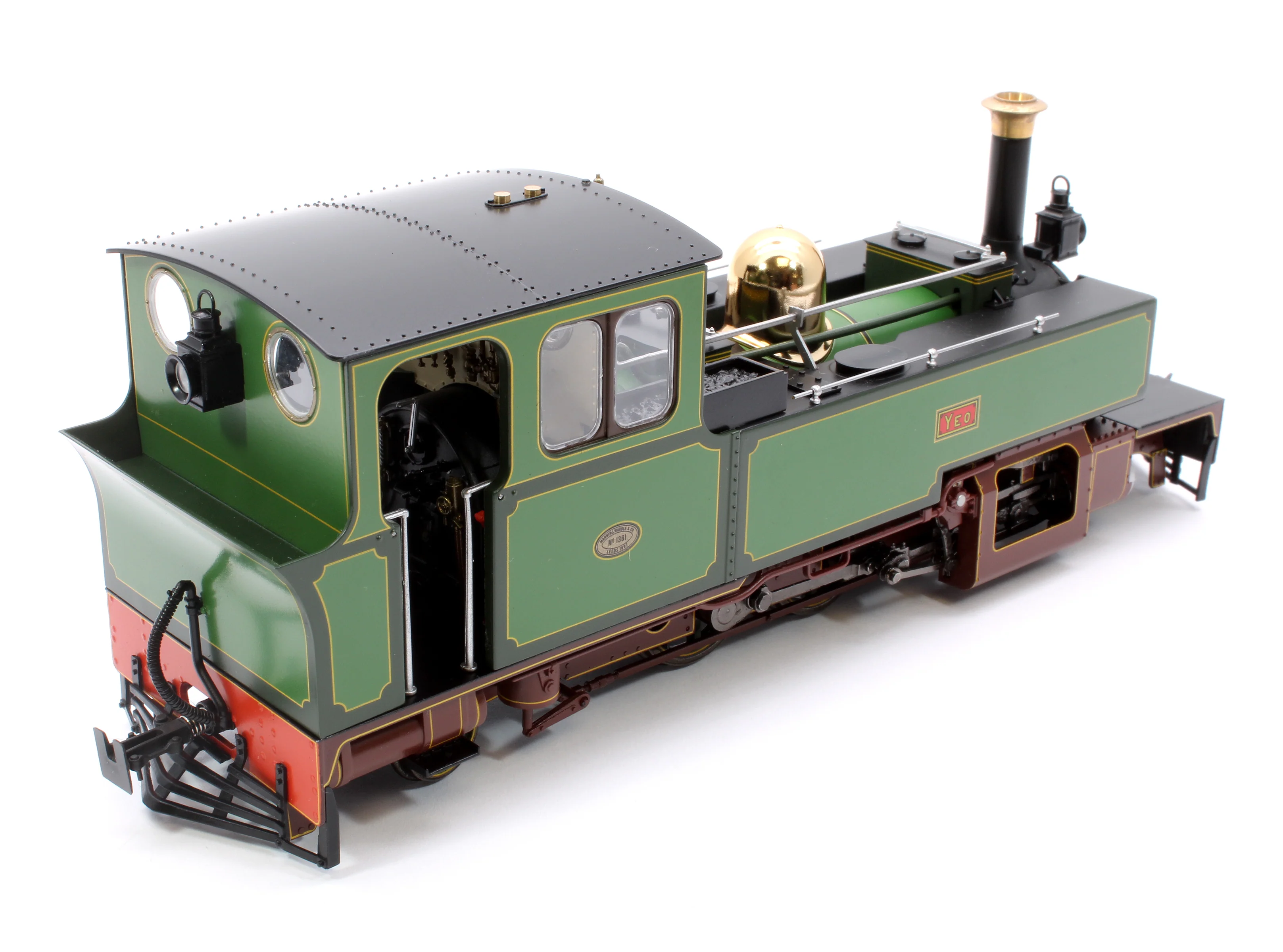 LHT-7NS-002D Lynton & Barnstaple Manning Wardle 2-6-2 YEO Lynton & Barnstaple Livery 1903-1913 (Early Cab) - DCC Fitted - Image 10