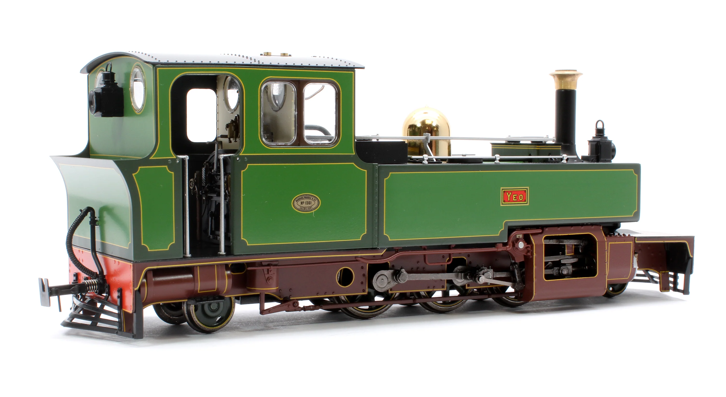 LHT-7NS-002D Lynton & Barnstaple Manning Wardle 2-6-2 YEO Lynton & Barnstaple Livery 1903-1913 (Early Cab) - DCC Fitted - Image 3