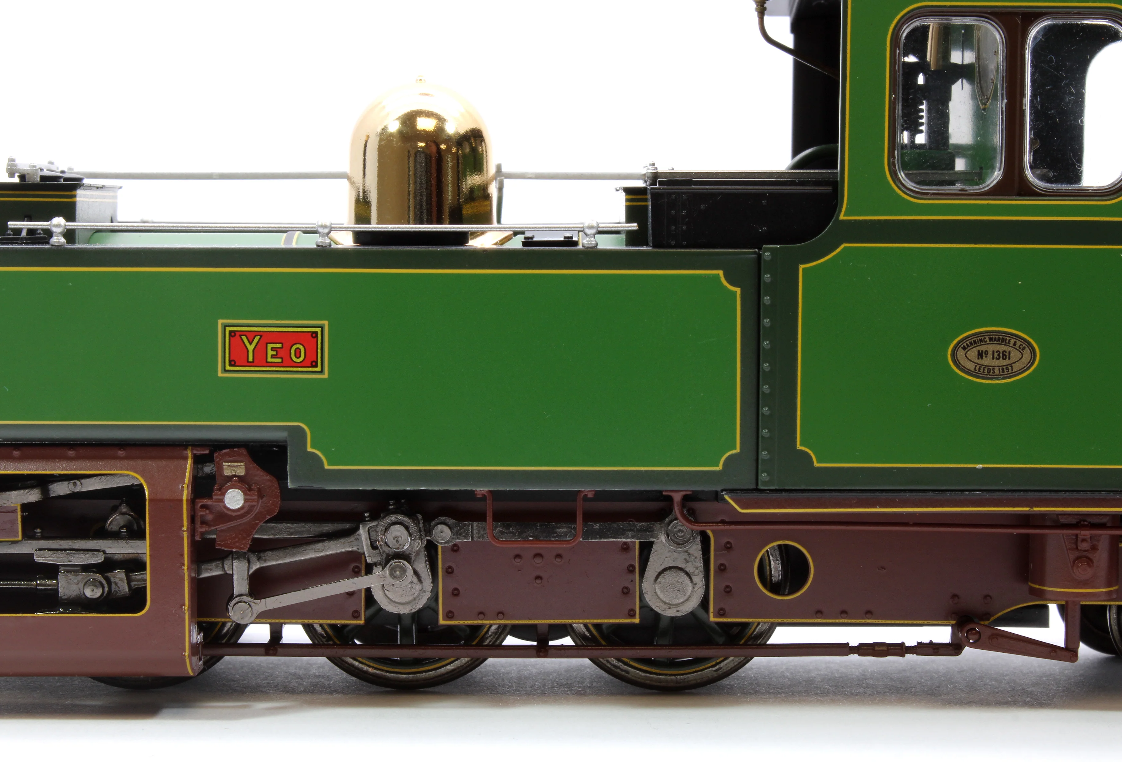 LHT-7NS-002D Lynton & Barnstaple Manning Wardle 2-6-2 YEO Lynton & Barnstaple Livery 1903-1913 (Early Cab) - DCC Fitted - Image 8