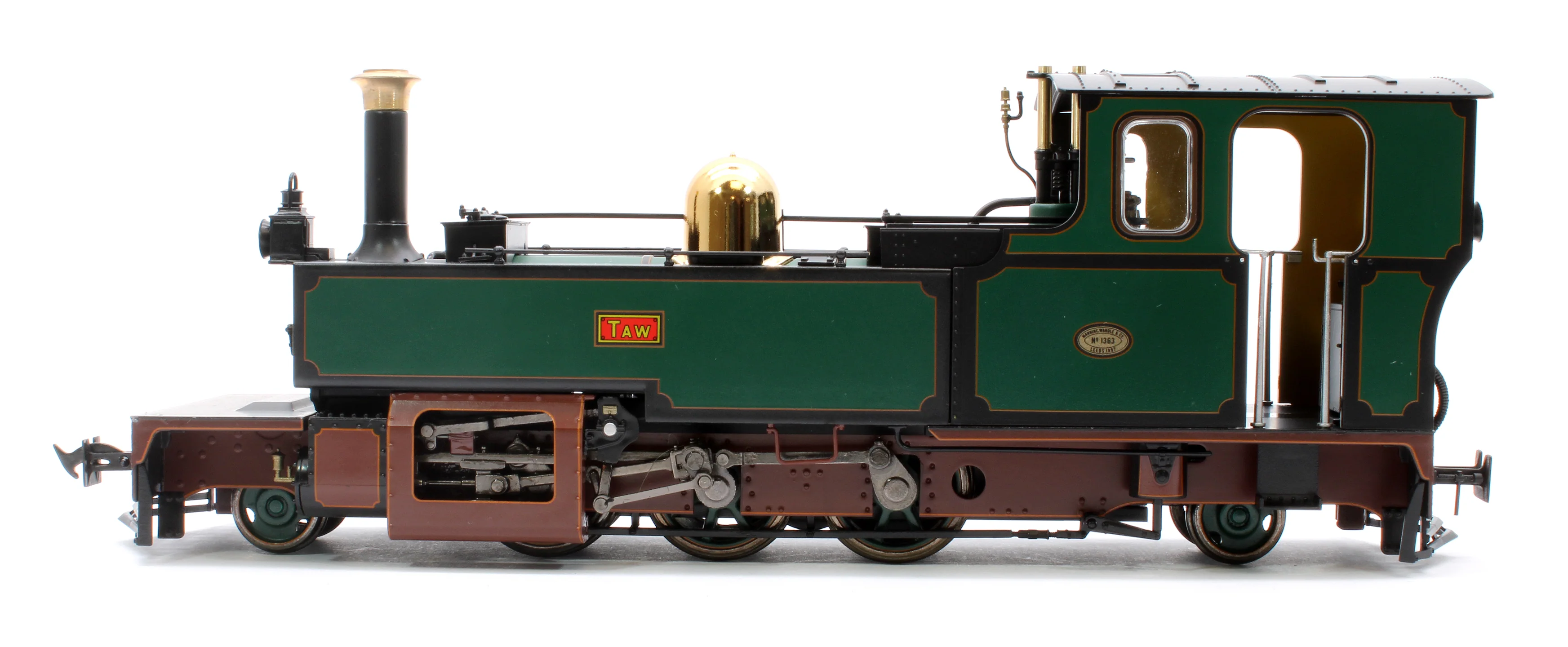LHT-7NS-003 Lynton & Barnstaple Manning Wardle 2-6-2 TAW Lynton & Barnstaple Livery 1913-1924 (Late Cab) - Image 5