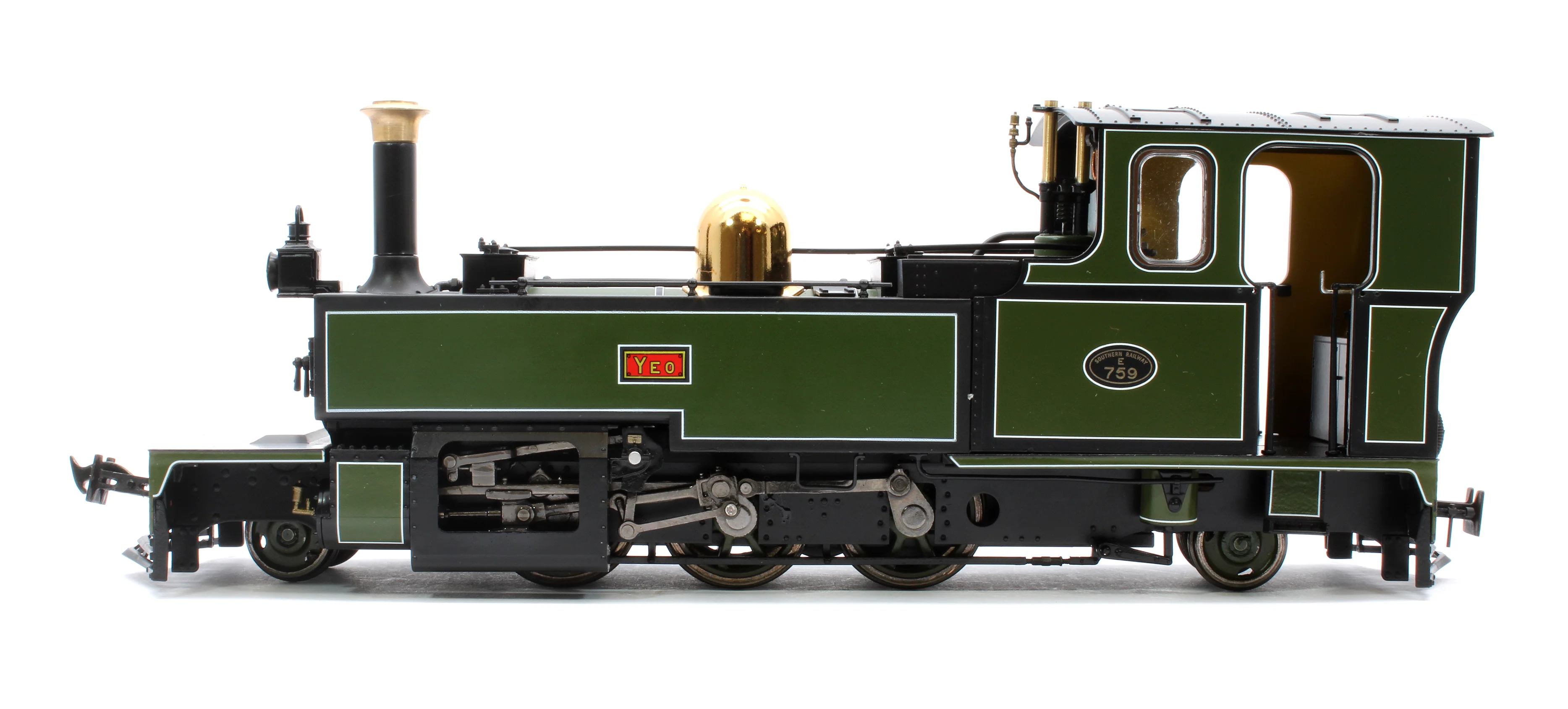 LHT-7NS-005S Lynton & Barnstaple Manning Wardle 2-6-2 YEO Southern Livery 1927-1929 (late Cab) DCC Sound Fitted - Image 5