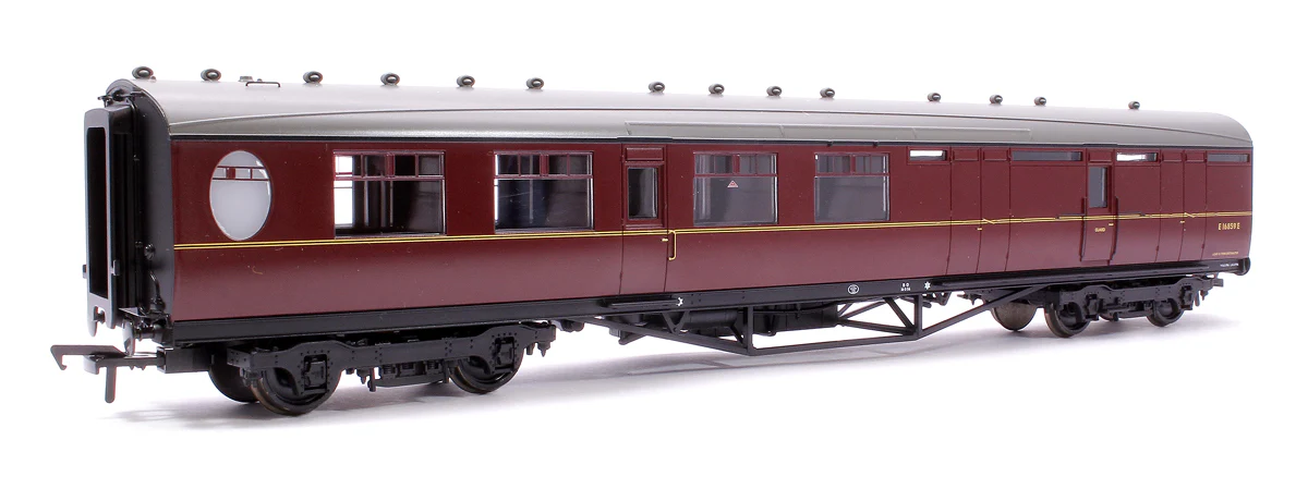 34-462A LNER Thompson Brake Second Corridor BR Maroon No. E16859E - Image 3