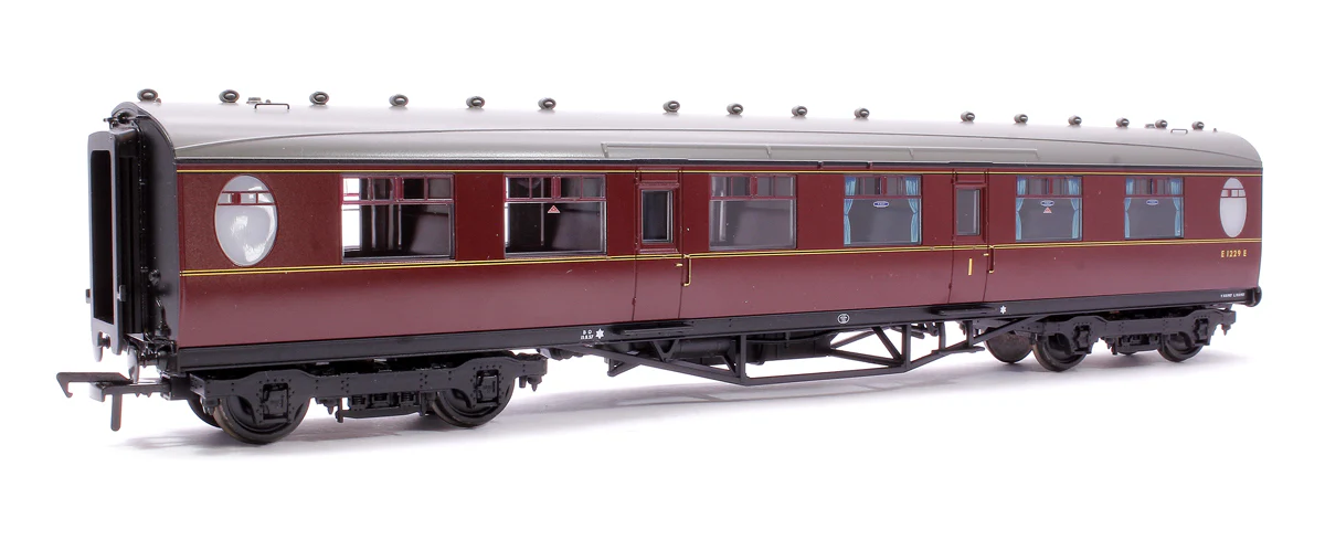 34-412A LNER Thompson Composite Corridor BR Maroon No. E1229E - Image 3