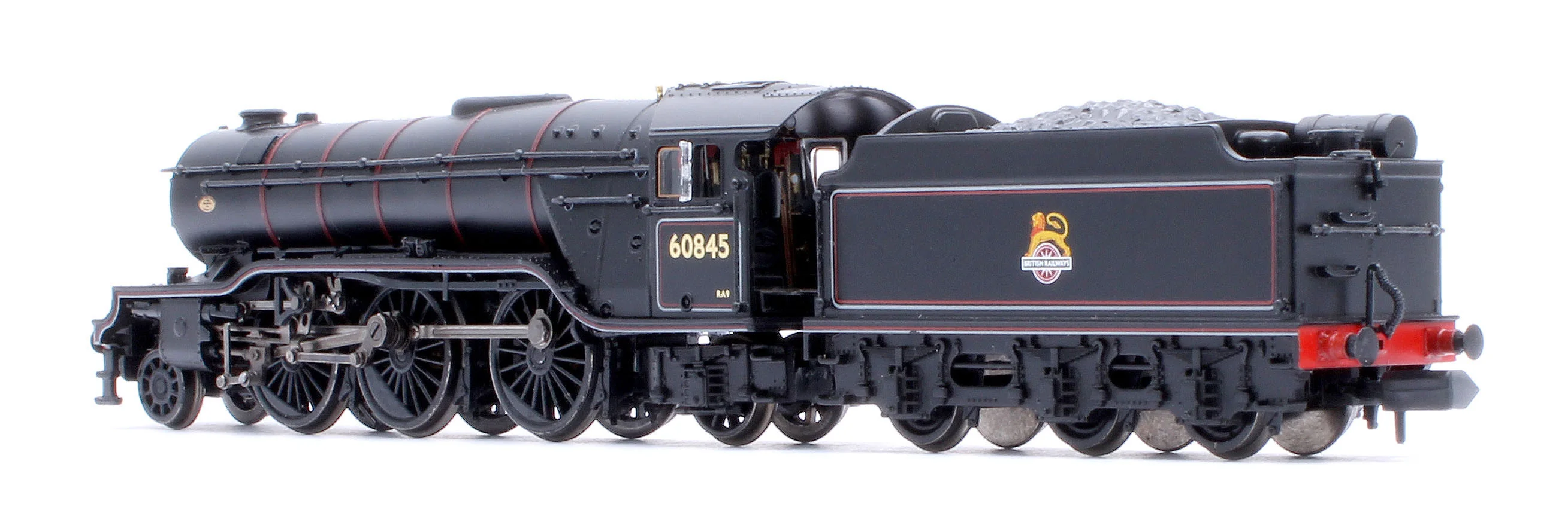 372-612 LNER V2 60845 BR Lined Black (Early Emblem) Steam Locomotive - Image 2