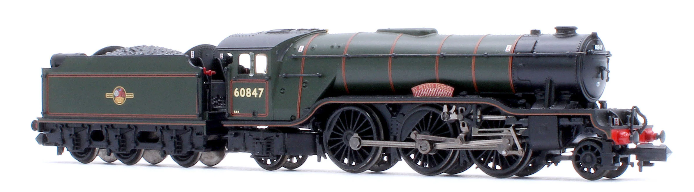 372-614 LNER V2 60847 'St Peter's School' BR Lined Green (Late Crest) Steam Locomotive - Image 6