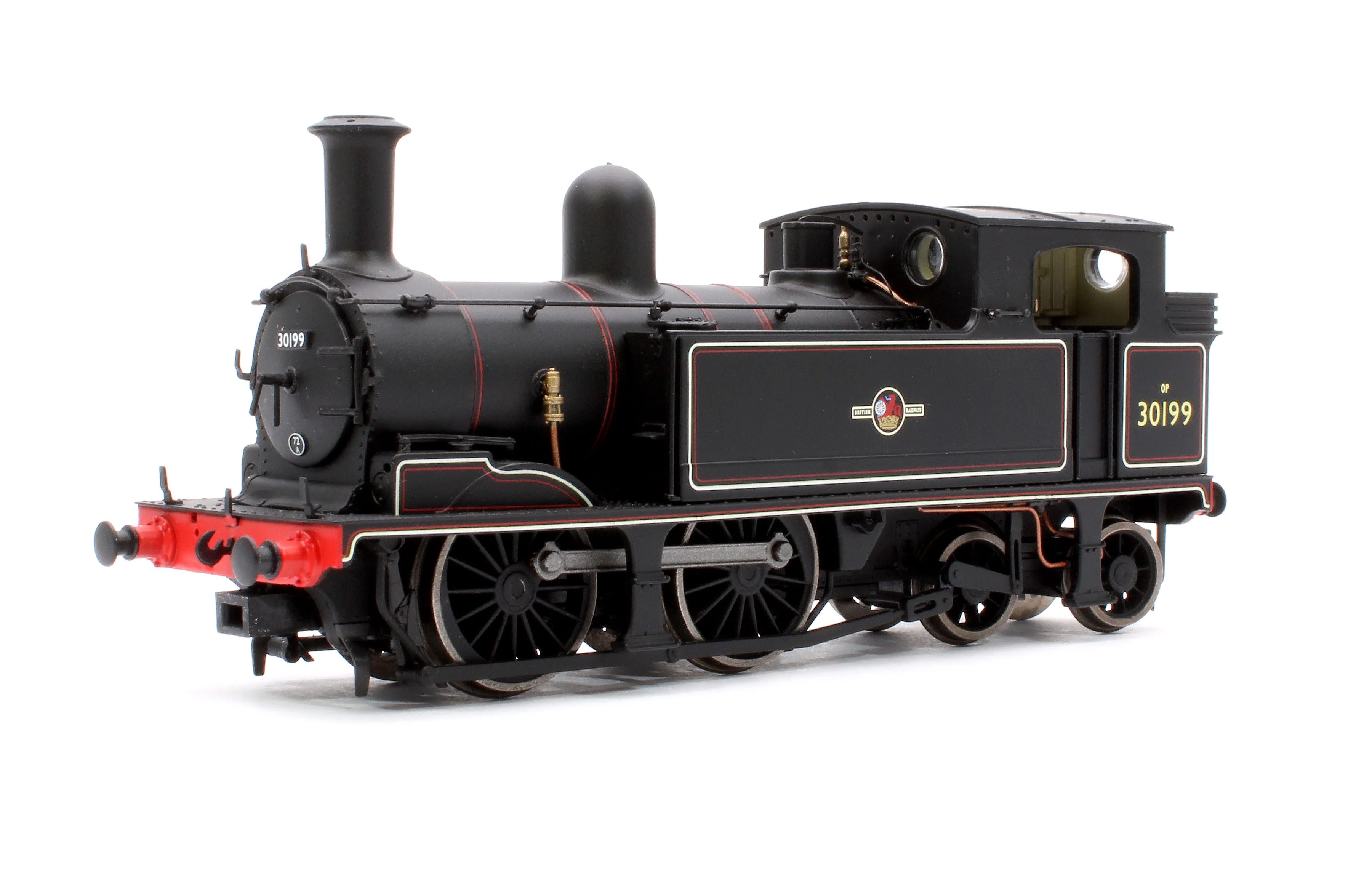 E85018 LSWR Adams O2 30199 BR Lined Black (Late Crest) Steam Locomotive