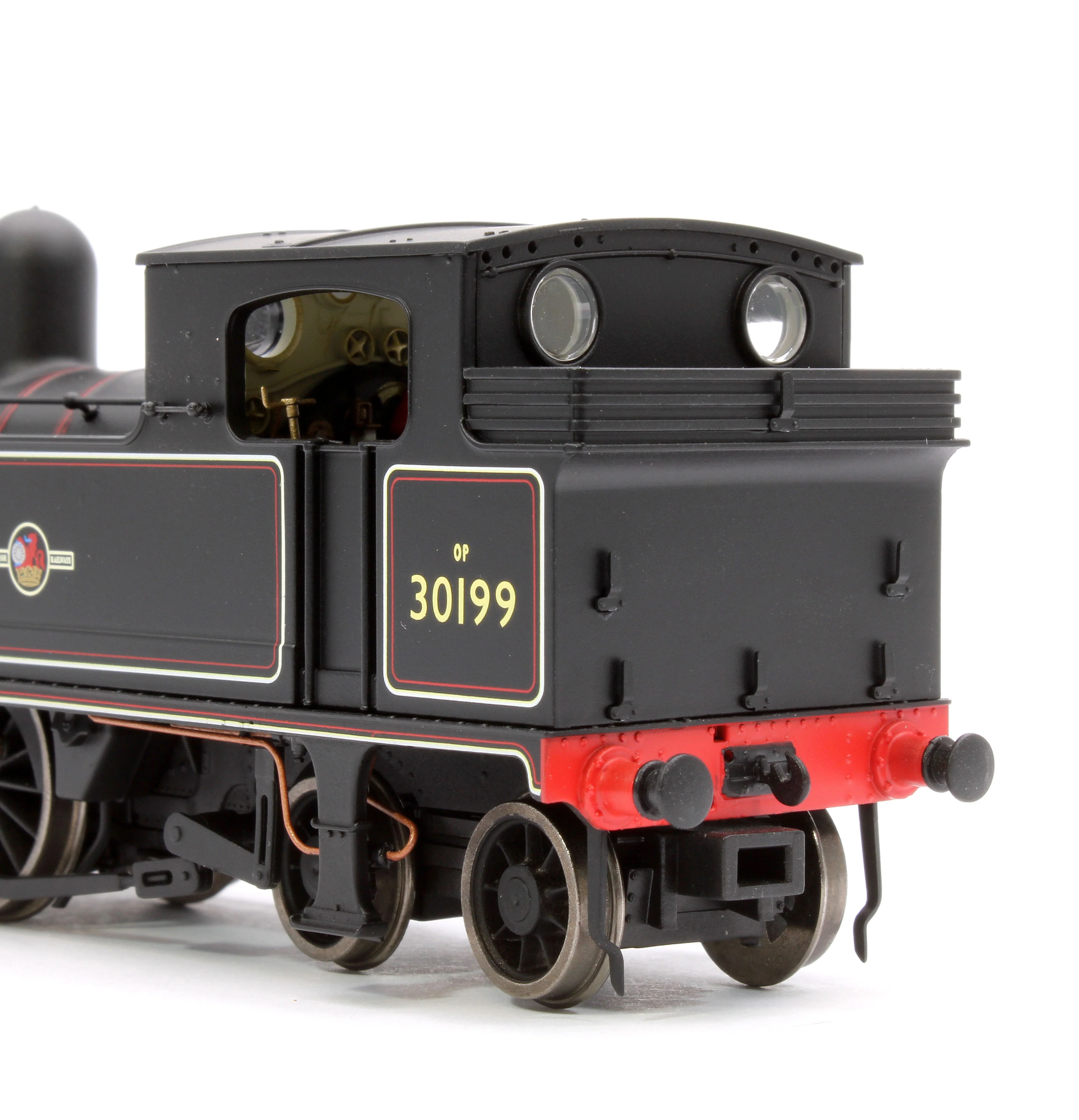 E85018 LSWR Adams O2 30199 BR Lined Black (Late Crest) Steam Locomotive - Image 10