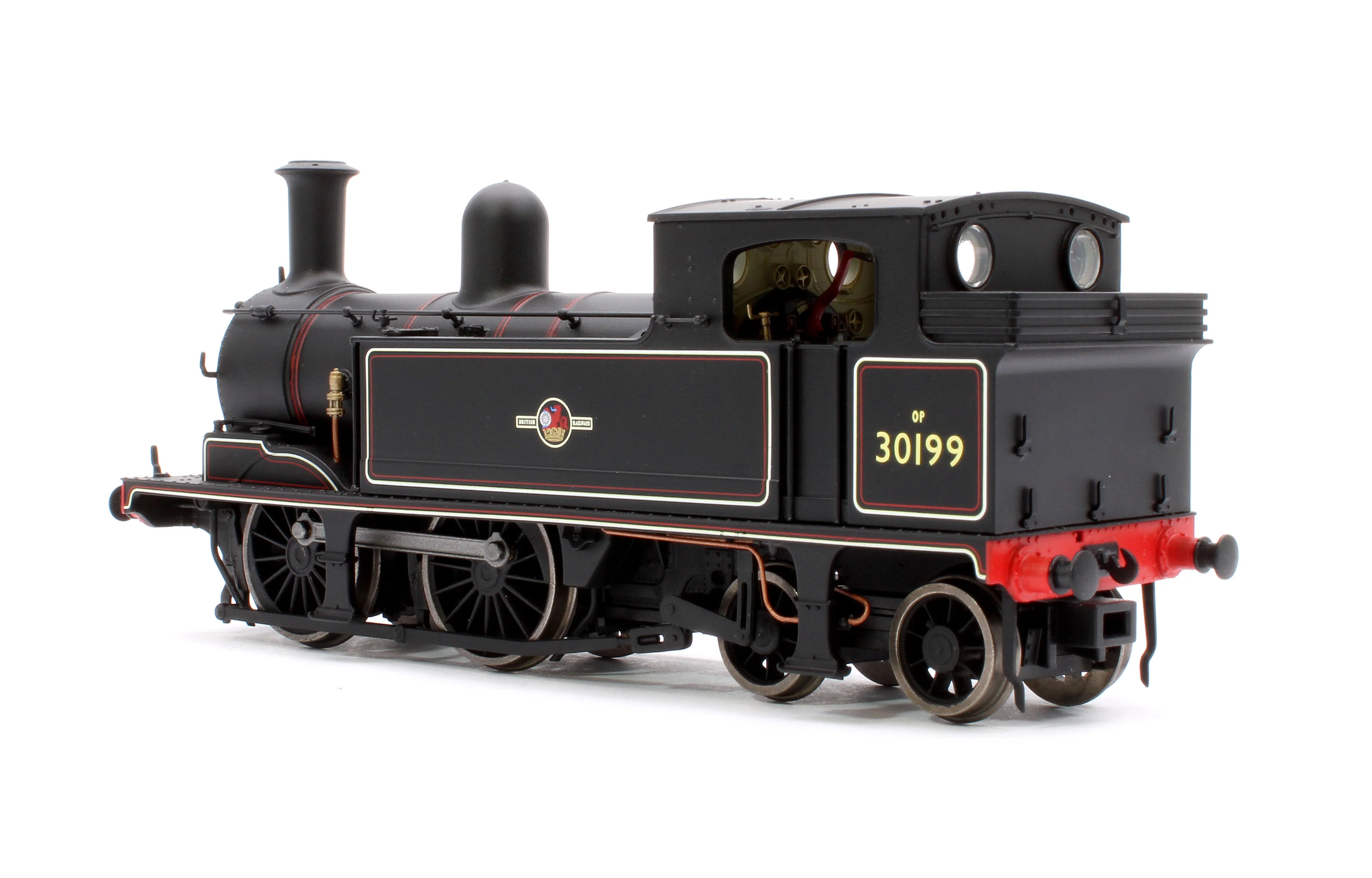 E85018 LSWR Adams O2 30199 BR Lined Black (Late Crest) Steam Locomotive - Image 2