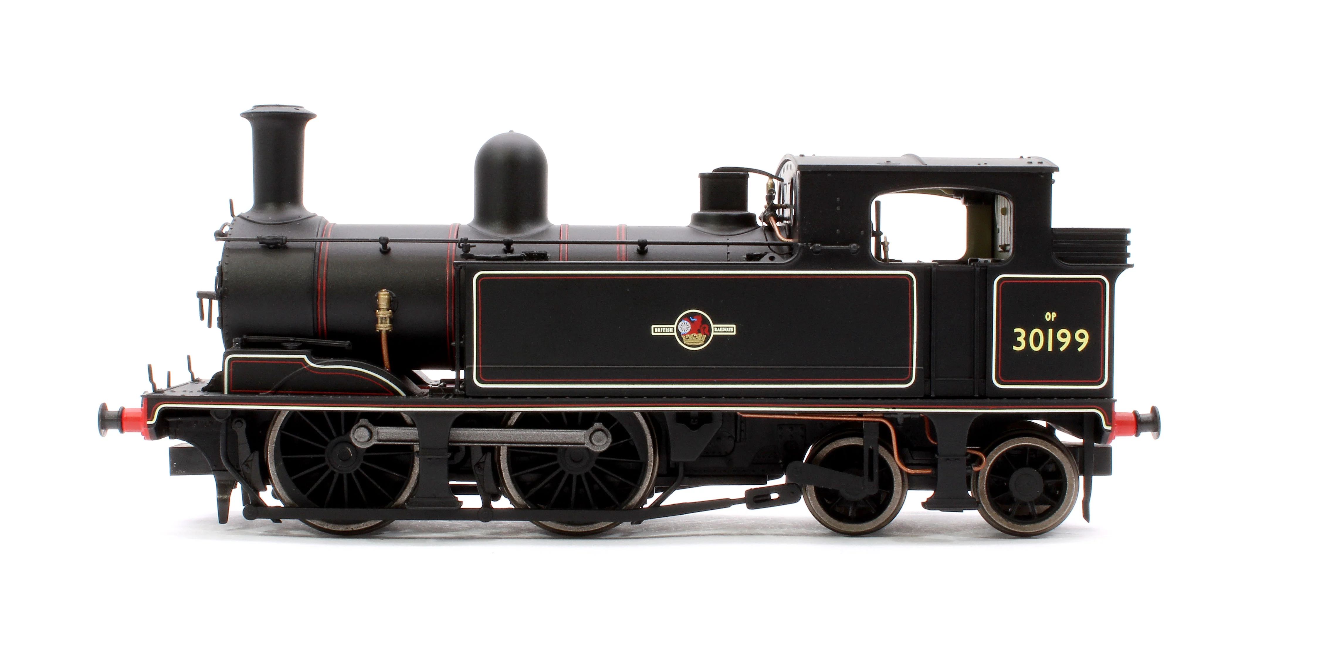 E85018 LSWR Adams O2 30199 BR Lined Black (Late Crest) Steam Locomotive - Image 5