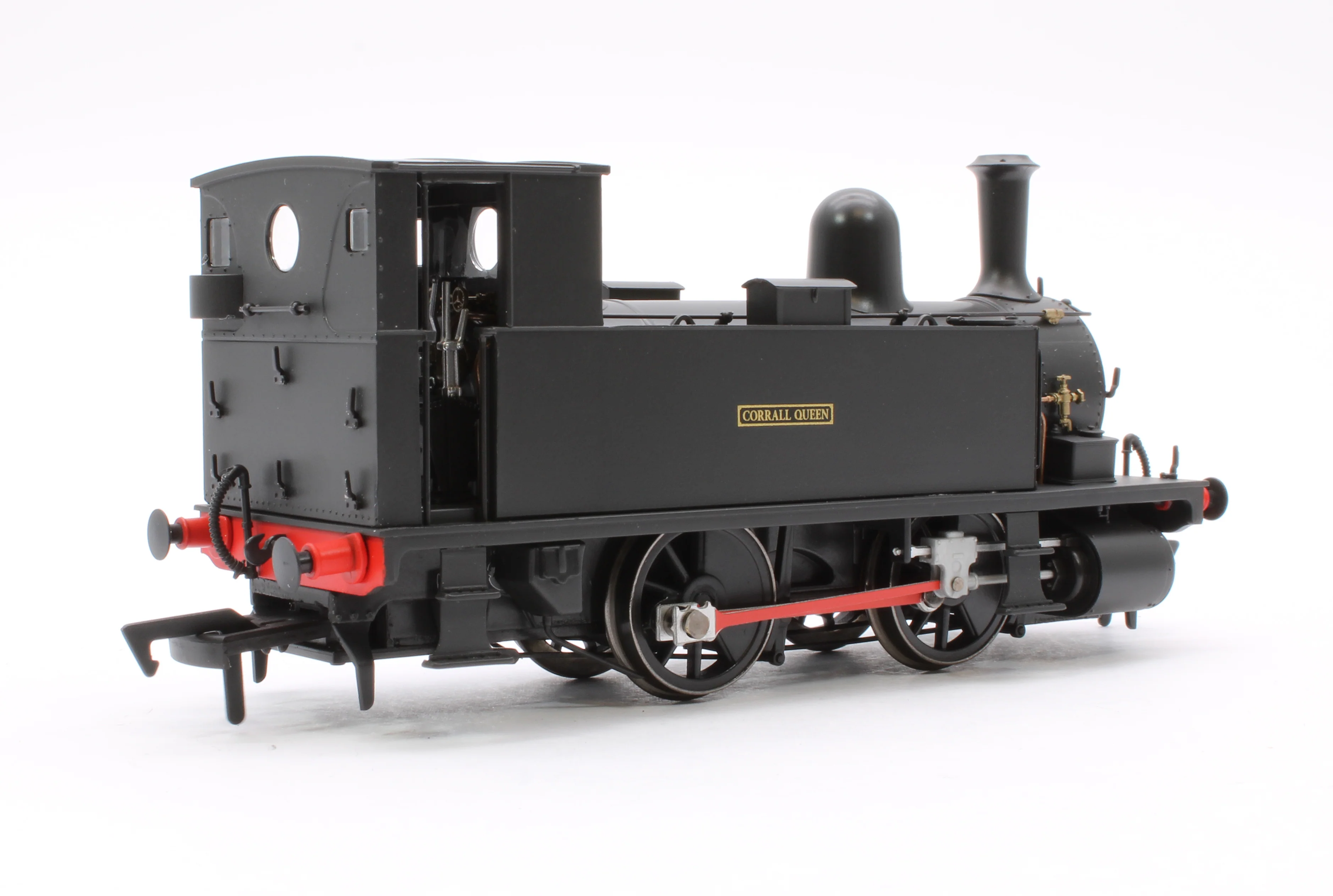 4S-018-016D LSWR Class B4 0-4-0T Black Corrall Queen 30096 - Steam Tank Locomotive - DCC Fitted - Image 3