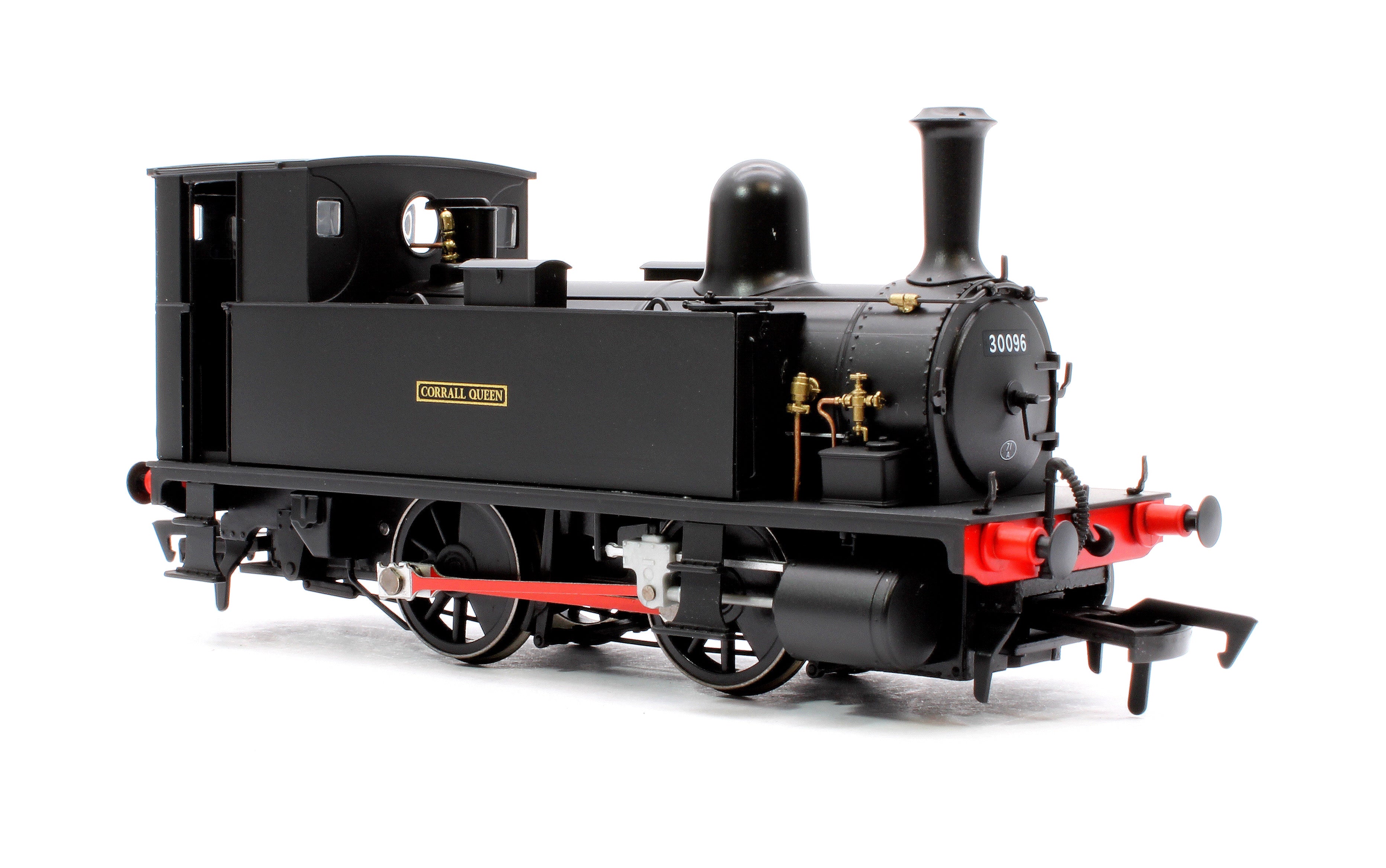 4S-018-016D LSWR Class B4 0-4-0T Black Corrall Queen 30096 - Steam Tank Locomotive - DCC Fitted - Image 4