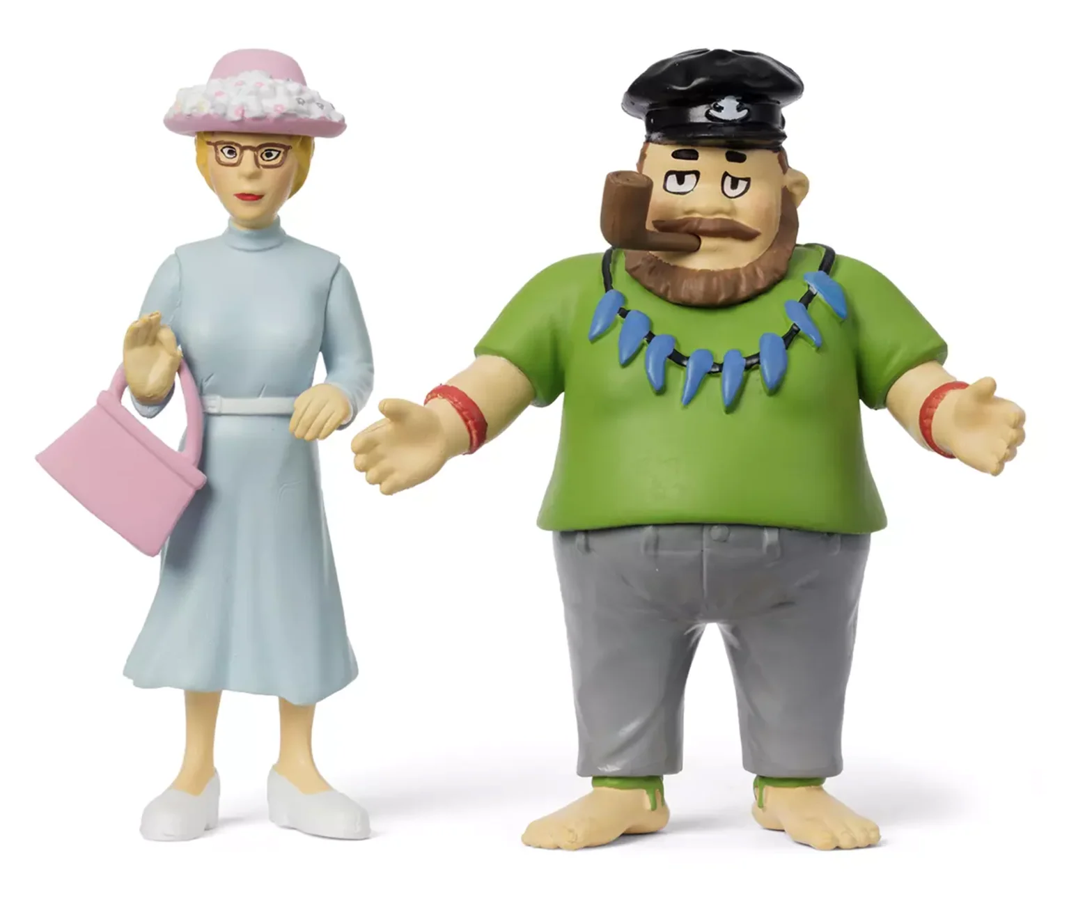 44379800 Pippi Longstocking Ephraim and Miss Prysselius Figure Set