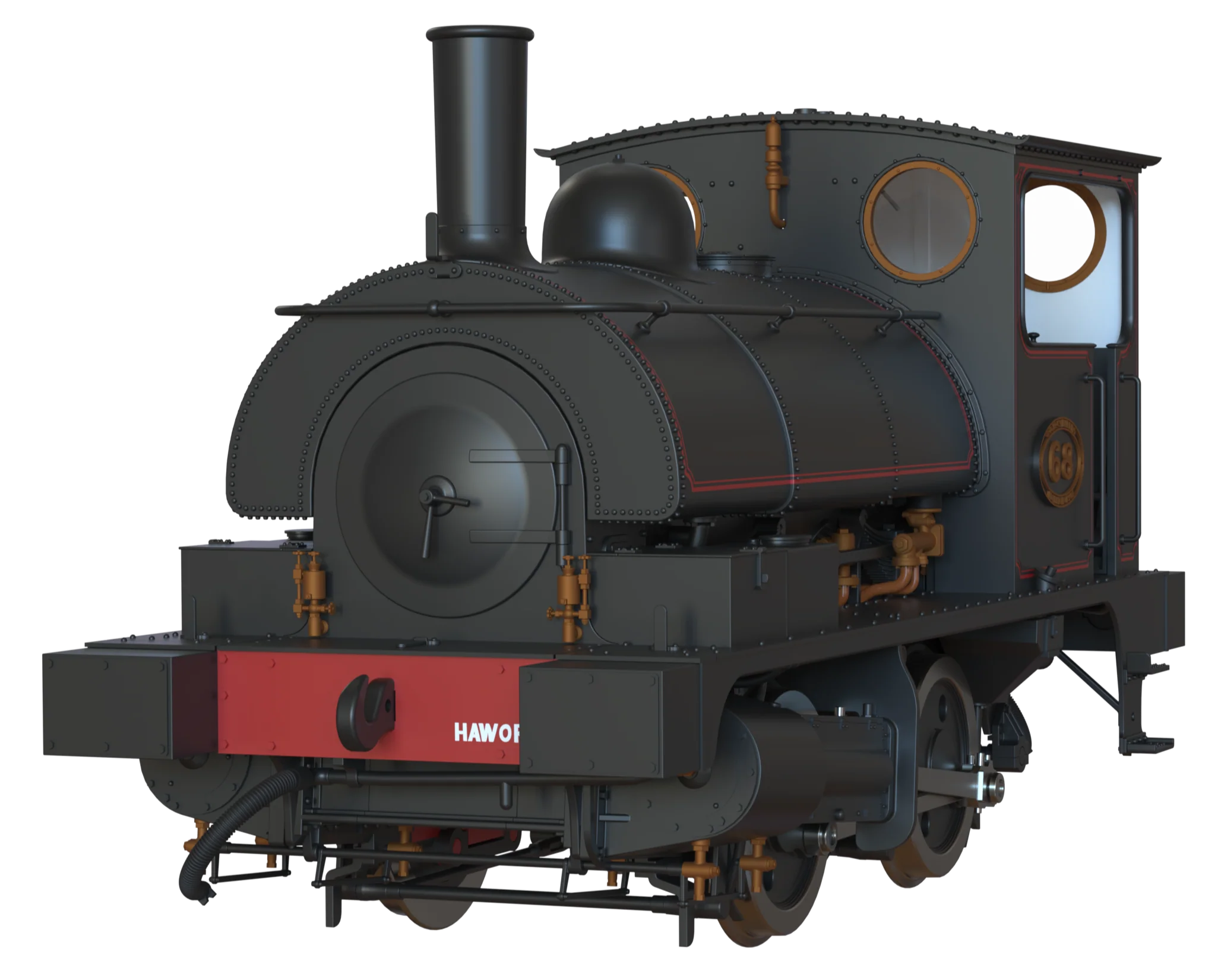E1049 LYR 'Pug' 0-4-0ST 68 LYR Lined Black (as preserved) Steam Locomotive