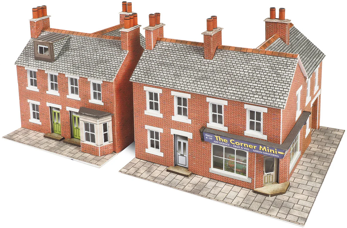 PN103 Terrace Houses in Red Brick – 2021 Design Building Kit - Image 4