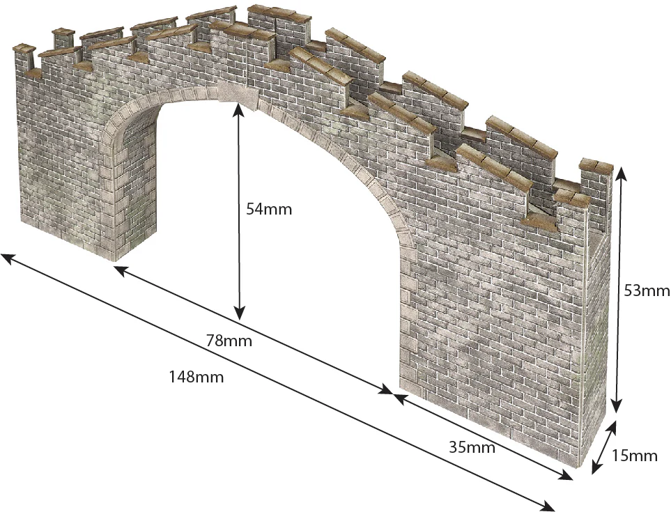 PN196 Castle Wall Bridge Kit - Image 4