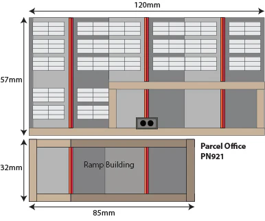 PN921 Parcels Office Building Kit - Image 3