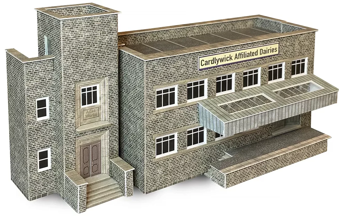 PN187 N Old Factory Building Kit