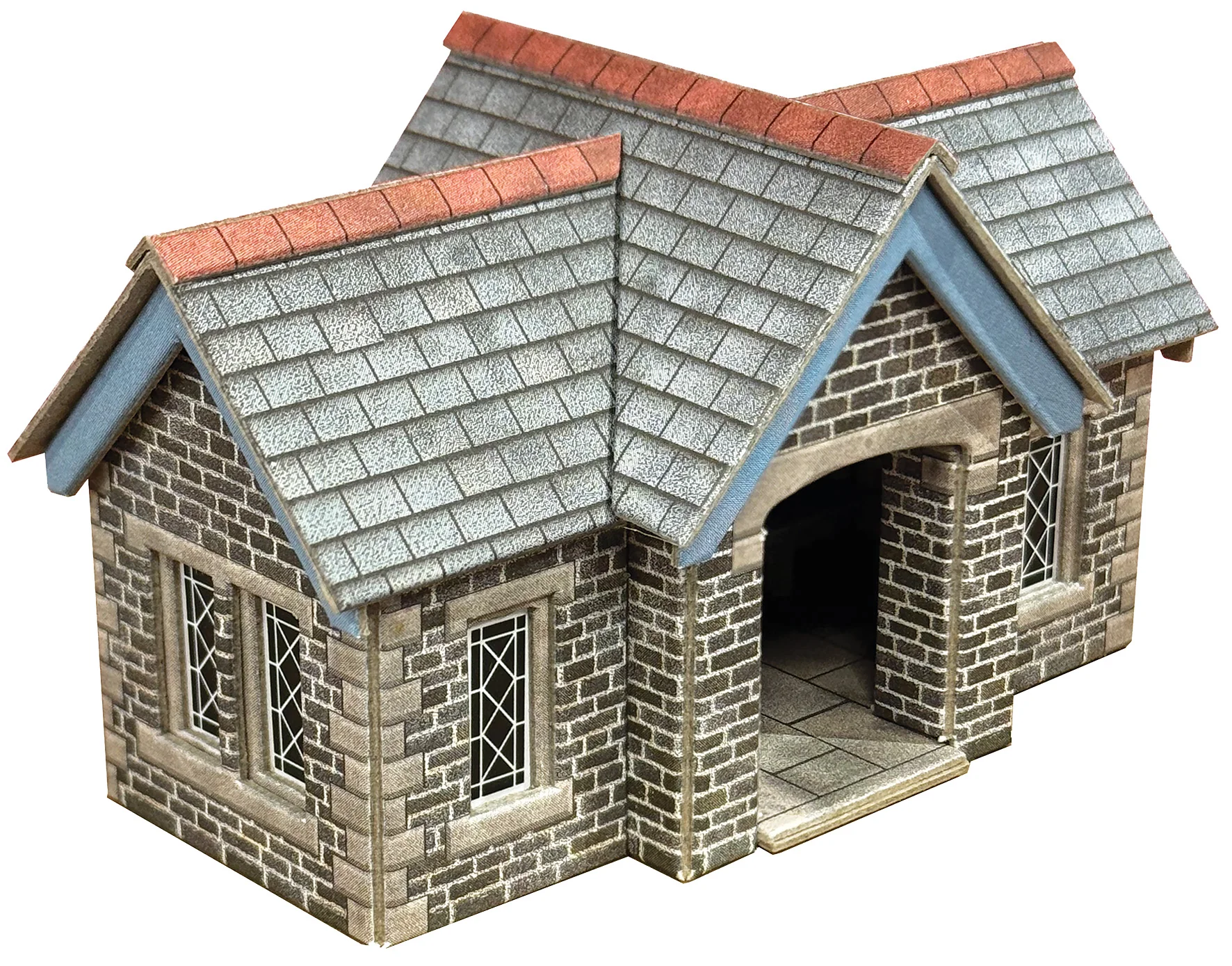 PO316 OO/HO Scale Little Cardlywick Station Shelter