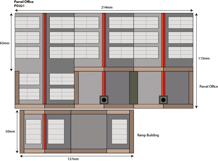 PO321 Parcel Offices Building Kit - Image 3
