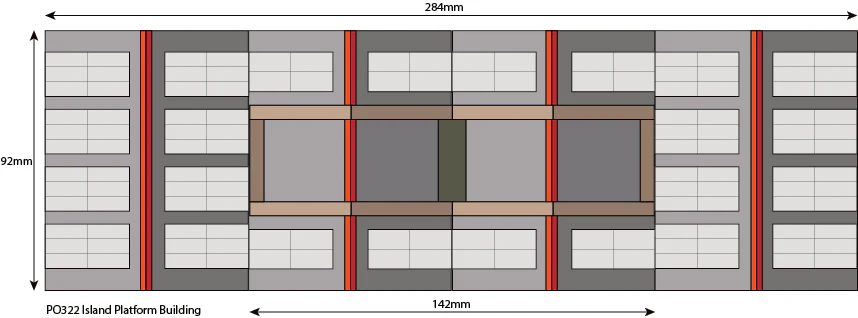 PO322 Island Platform Building Kit - Image 3