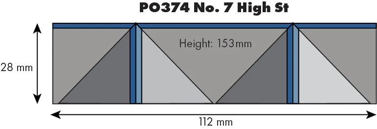 PO374 Low Relief No. 7 High Street Shop Front Kit - Image 2