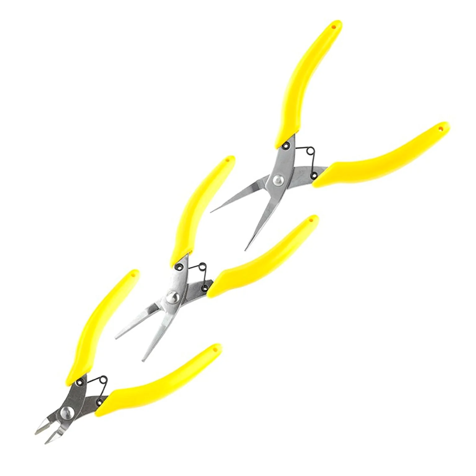 MM006 Modellers Pliers Set (3 Pieces - Snipe, Flat & Side Cutter) - Image 2