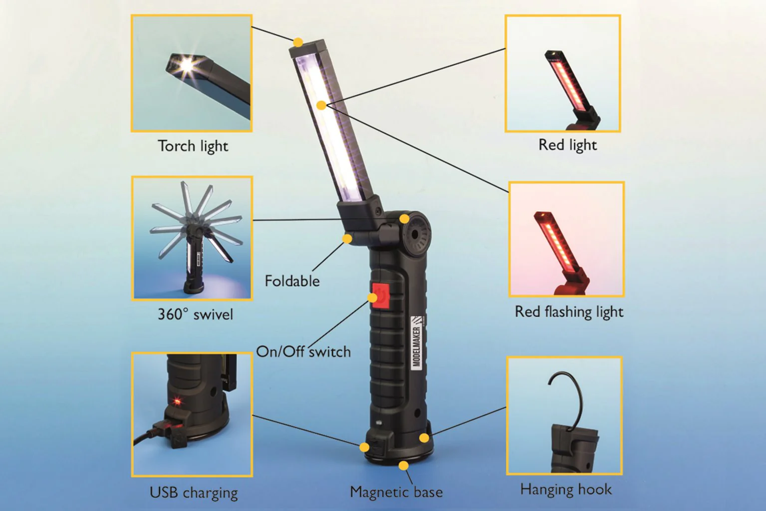 MM025 ModelMaker LED Work Light - Image 2