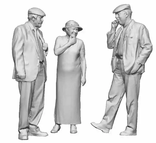 0199-076 OO Gauge Pendon Collection - People in Conversation Bundle 1
