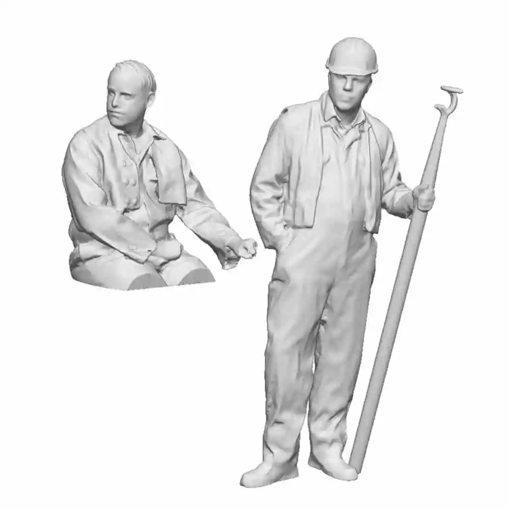 10204-076 OO Gauge Loco Specific Crew - Bachmann Baguley-Drewery 70hp Crew