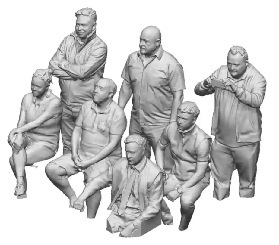10208-148 N Gauge Loco Specific Crew - Caroline Revolution Team