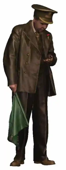 11105-076 OO Gauge - Railway & Lineside - 1948-1968 British Railways - Passenger Guard with flag - Image 2